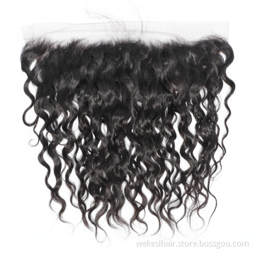 Unprocessed Mink Virgin Brazilian Indian Hair Bundles,13X4 Lace Frontals And Closures With Baby Hair